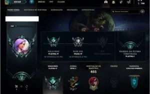 Conta platina 4 com 128 champs e 115 skins (Atrox Prestigio)