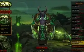 CONTA WOW COM TIGRE ESPECTRAL, INVENCIVEL E LEGION