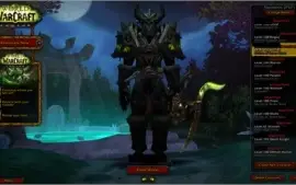 CONTA WOW COM TIGRE ESPECTRAL, INVENCIVEL E LEGION