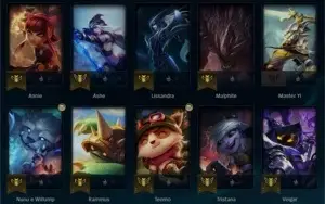 Conta League of Legends Unranked lvl 30