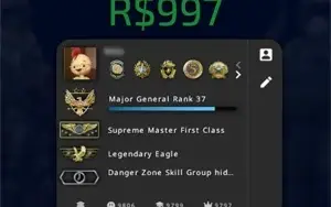 CS:GO PRIME | 7 MEDALHAS | SUPREMO | 1.000 JOGOS