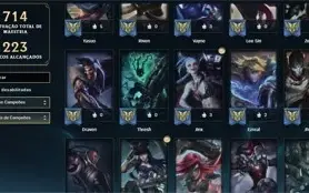 CONTA DO LOL COM MAIS DE 500 SKINS E TODOS CAMPEÕES