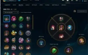 2 Contas Platina IV (lvl 42 e 247), 2k de rp