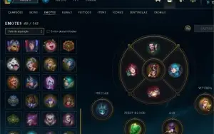 2 Contas Platina IV (lvl 42 e 247), 2k de rp