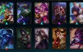 CONTA LEAGUE OF LEGENDS COM 96 SKINS E120 CAMPEÕES
