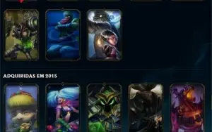 CONTA LEAGUE OF LEGENDS COM 96 SKINS E120 CAMPEÕES
