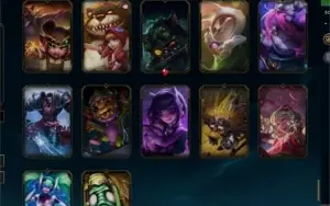 CONTA LEAGUE OF LEGENDS COM 96 SKINS E120 CAMPEÕES