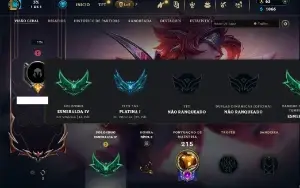 Esmeralda 4 com 80 Champs e 53 Skins + 2 Prestigios