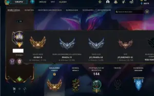 CONTA LOL NOVA - GOLD (email não confirmado)