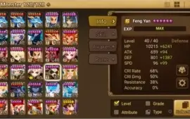 Conta Mid Summoner Wars (Mobs metas pvp)