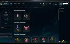 CONTA PRATA II, COM MUITA SKIN, MAESTRIA E TEMPO DE JOGO