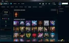 CONTA PRATA II, COM MUITA SKIN, MAESTRIA E TEMPO DE JOGO