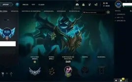 CONTA PRATA II, COM MUITA SKIN, MAESTRIA E TEMPO DE JOGO