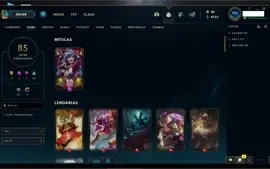 CONTA PRATA II, COM MUITA SKIN, MAESTRIA E TEMPO DE JOGO