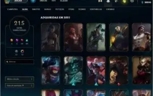 Conta lol e valorant