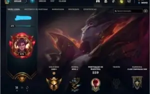 Conta lol e valorant
