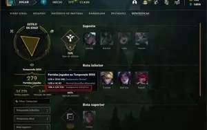 Conta Diamante 1 com MMR Super Buffado