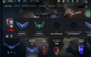 Conta Diamante 1 com MMR Super Buffado