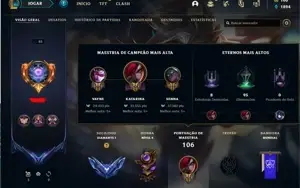 Conta Diamante 1 com MMR Super Buffado