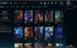 Conta League of Legends 1118 skins Todos Campeões