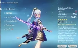 Ar47. Raiden + cortadora, Ayaka + neblina, Kazuha e +