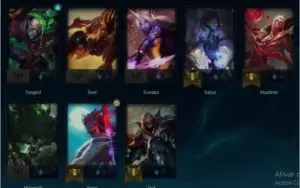Conta LOL 2021 SEASON 11 ELO MESTRE