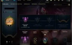 Conta LOL 2021 SEASON 11 ELO MESTRE