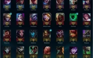 Conta LOL EX PLATINA LVL 51  103 CHAMP + Skins pronto p MD10