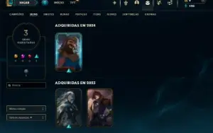 Esmeralda 3 com 22 Champs e 3 Skins + 3 Espolios