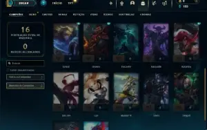 Esmeralda 3 com 22 Champs e 3 Skins + 3 Espolios