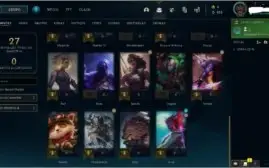 CONTA PLATINA 4 29 CHAMPS 1 SKIN