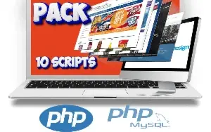 Pacote com 10 Sites PHP com painel administrativo - 2024