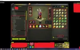 Xell lvl 200 lvl 60 omega 90mk  em recur banco.