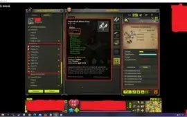 Xell lvl 200 lvl 60 omega 90mk  em recur banco.