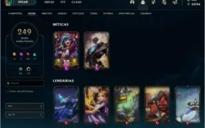 Vendo conta - Platina 3 LOL - Platina 1 Valorant