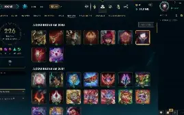 Nivel 551 Unranked 152 Skins C/ Todos campeões e 31k de EA