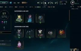 Nivel 551 Unranked 152 Skins C/ Todos campeões e 31k de EA