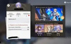 Conta Lvl 25 Honkai Star Rail Com Bailu, Gepard E Yanqing