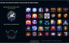 CONTA LOL RARA