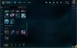 CONTA DIAMANTE 1 11 PDL 46 CHAMPIONS / 17 SKINS LVL 86