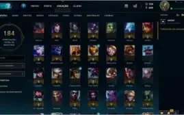 CONTA LOL/SEASON 2/ALL CHAMPS/100+ SKINS(PAX SIVIR e +)/OURO