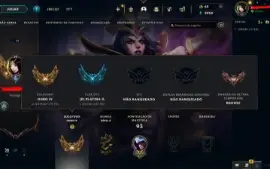 Conta Gold IV handlevel de 2020 com 18 skins barata