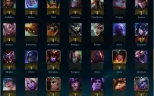 Vendo conta de lol platina com email