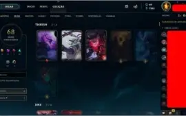 league of legends | 68skins 2ultimates | 95 champs +7kEA