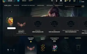Conta bronze 1 com 27 Champs e 1 Skin + 3 Fragmentos