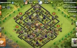 Clash of Clans - CV 11, lvl 132.  heróis 22/25/11.