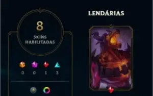 CONTA LEAGUE OF LEGENDS | LEVEL 46 | 32 CHAMP | 8 SKINS |