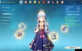 Genshin Impact Account ⭐ Ayaka + Cortadora da neblina ⭐