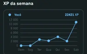Duolingo - XP em sua conta
