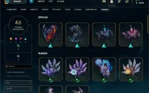 Conta Ouro 4 com TODOS os champs e 360 Skins + 46 Cromas